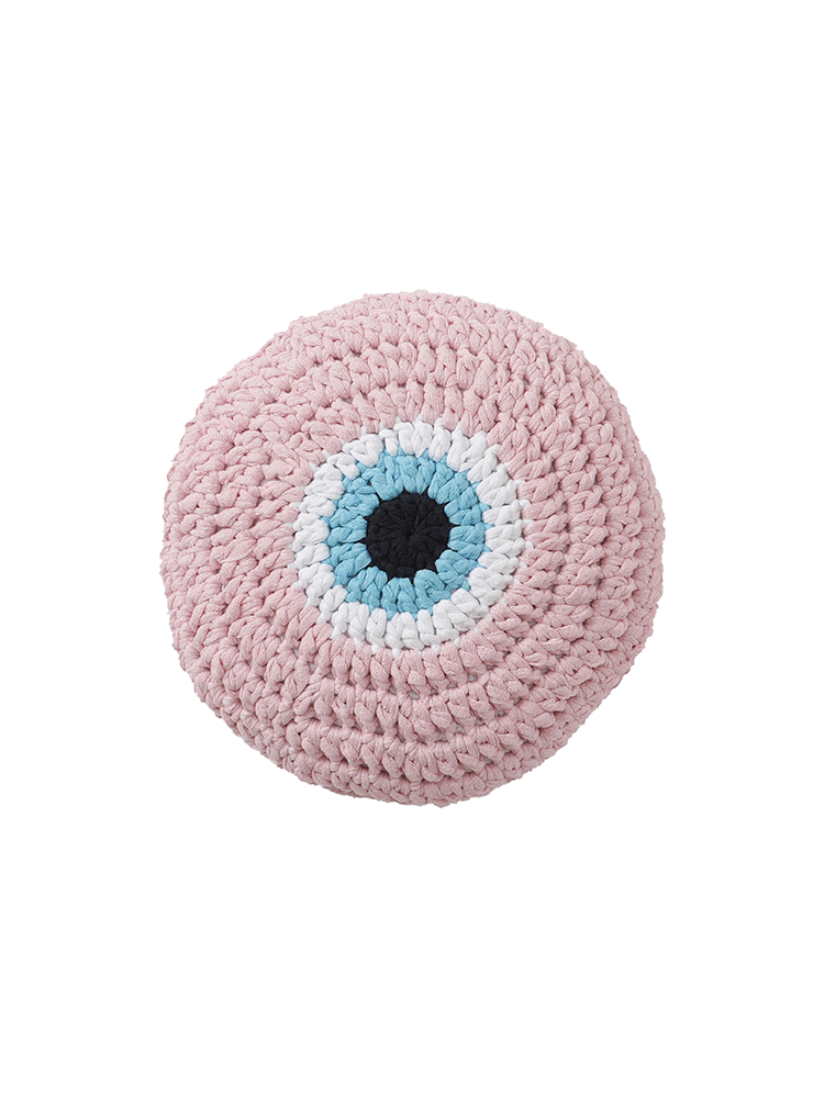 Crochet Evil Eye Cushion The Lumiere Co