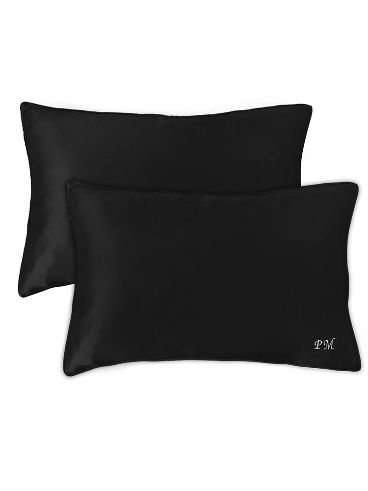 Black v pillow store case